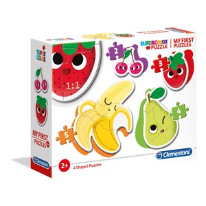 Clementoni (20815) - "My First Puzzle, Fruit and Vegetables" - 2 3 4 5 pieces puzzle