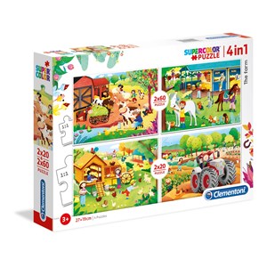 Clementoni (21304) - "The Farm" - 20 pieces puzzle