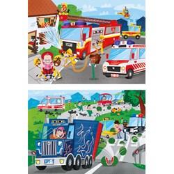 Clementoni (21602) - "Rescue Heroes" - 60 pieces puzzle