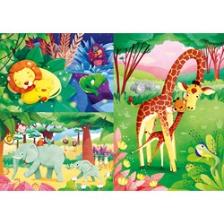 Clementoni (25233) - "Jungle Friends" - 48 pieces puzzle