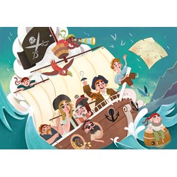 Clementoni (27278) - "The Pirates" - 104 pieces puzzle