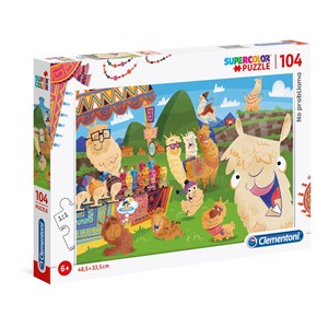 Clementoni (27279) - "No ProbLLAMA" - 104 pieces puzzle