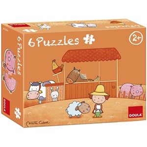 Goula (D53434) - "Carla's Farm" - 2 pieces puzzle