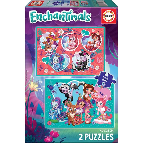Educa (17934) - "Enchantimals" - 100 pieces puzzle