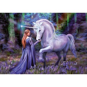 Educa (18494) - Anne Stokes: "Bluebell Woods" - 1000 pieces puzzle