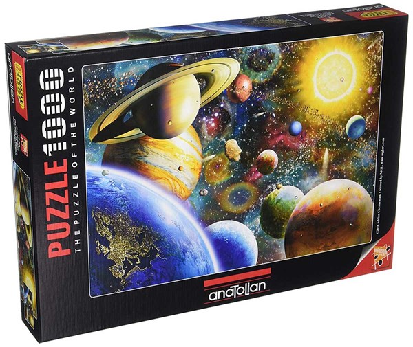 Anatolian (1033) - Adrian Chesterman: "Planets in Space" - 1000 pieces puzzle