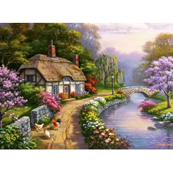 Anatolian (3320) - Sung Kim: "Willow Glen Estate" - 260 pieces puzzle