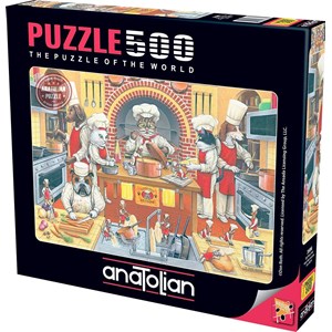 Anatolian (3586) - "Kool Kat Kuisine" - 500 pieces puzzle