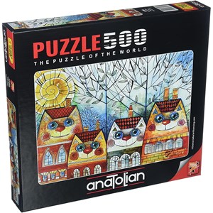 Anatolian (3590) - "City Cat" - 500 pieces puzzle