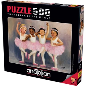Anatolian (3598) - Diane Dengel: "Little Ballerinas" - 500 pieces puzzle