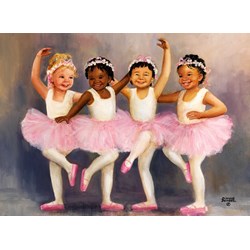 Anatolian (3598) - Diane Dengel: "Little Ballerinas" - 500 pieces puzzle