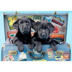 Anatolian (3601) - "The trunk with puppies" - 500 pieces puzzle