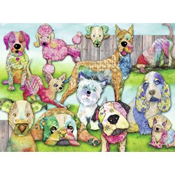 Ravensburger (10041) - "Patchwork Pups" - 150 pieces puzzle