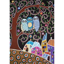 Anatolian (3605) - Karla Gerard: "Three Owls" - 500 pieces puzzle