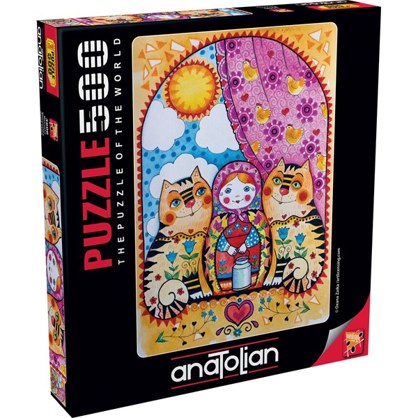 Anatolian (3606) - Oxana Zaika: "Matryoshka" - 500 pieces puzzle