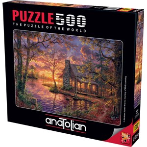 Anatolian (3608) - Abraham Hunter: "Hiding Place" - 500 pieces puzzle