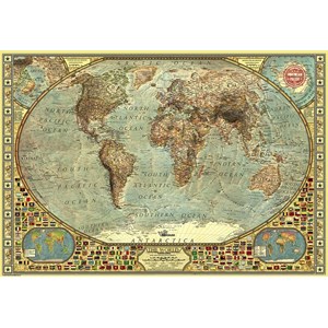 Anatolian (3935) - "World Map" - 2000 pieces puzzle