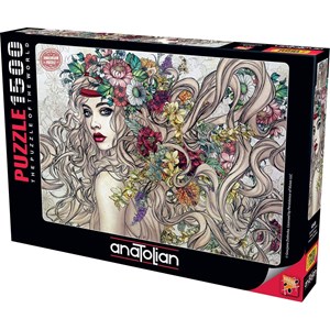 Anatolian (4549) - Gracjana Zielinska: "Flower" - 1500 pieces puzzle