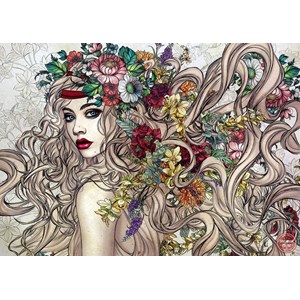 Anatolian (4549) - Gracjana Zielinska: "Flower" - 1500 pieces puzzle
