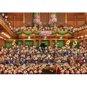 Anatolian (4551) - François Ruyer: "Concert" - 1500 pieces puzzle