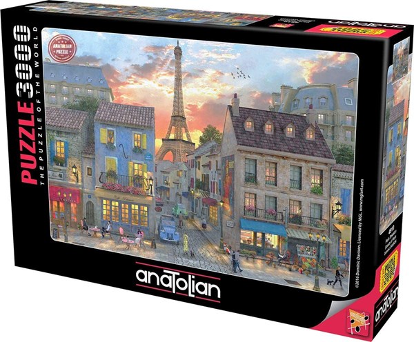 Anatolian (4910) - Dominic Davison: "Streets of Paris" - 3000 pieces puzzle