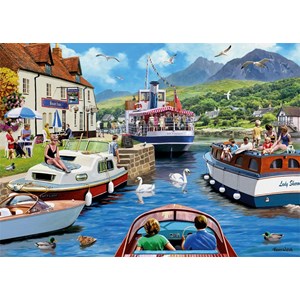 Falcon (11241) - Kevin Walsh: "A Day on The River" - 1000 pieces puzzle