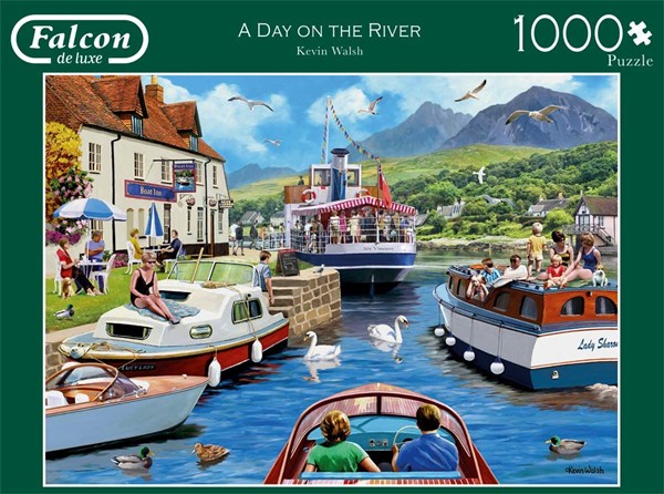 Falcon (11241) - Kevin Walsh: "A Day on The River" - 1000 pieces puzzle