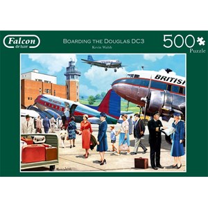 Falcon (11258) - Kevin Walsh: "Boarding The Douglas DC3" - 500 pieces puzzle