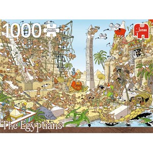 Jumbo (18512) - "The Egyptians" - 1000 pieces puzzle