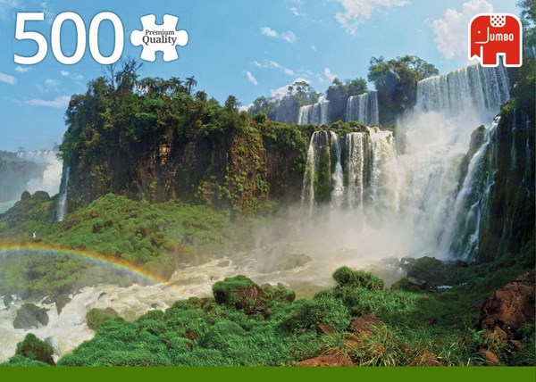 Jumbo (18522) - "Iguazu Falls, Argentina" - 500 pieces puzzle