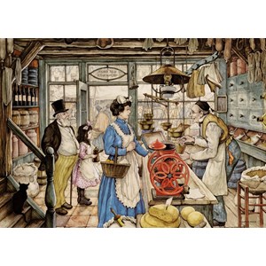 Jumbo (18599) - Anton Pieck: "The Grocer" - 500 pieces puzzle