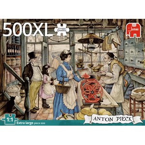 Jumbo (18599) - Anton Pieck: "The Grocer" - 500 pieces puzzle