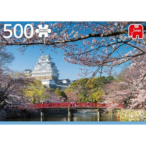 Jumbo (18805) - "Himeji Castle, Japan" - 500 pieces puzzle