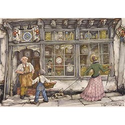 Jumbo (18826) - Anton Pieck: "The Clock Shop" - 1000 pieces puzzle