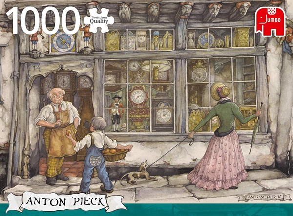 Jumbo (18826) - Anton Pieck: "The Clock Shop" - 1000 pieces puzzle