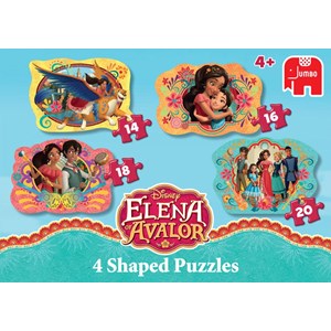 Jumbo (19675) - "Disney, Elena of Avalor" - 14 16 18 20 pieces puzzle