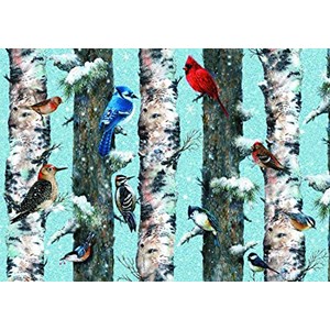 Piatnik (5514) - "Christmas Birds" - 1000 pieces puzzle