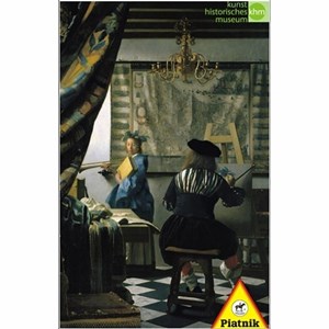 Piatnik (5640) - Johannes Vermeer: "Artist Studio" - 1000 pieces puzzle