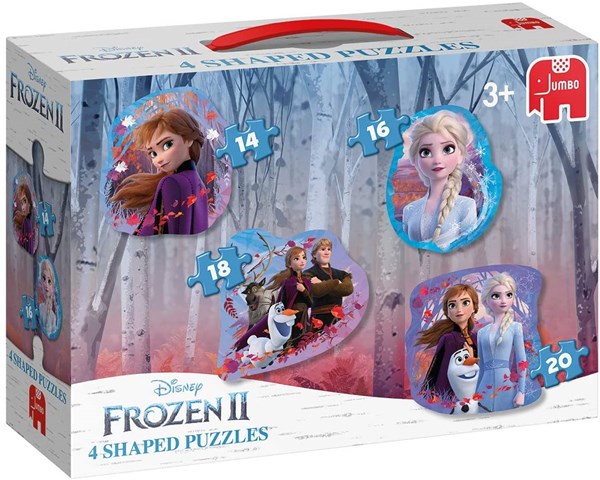 Jumbo (19748) - "Disney Frozen 2" - 14 16 18 20 pieces puzzle