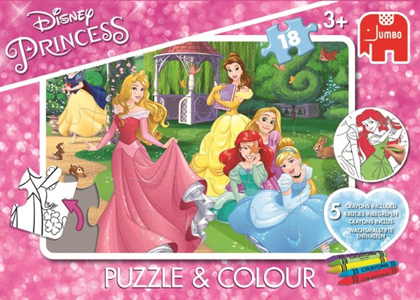Jumbo (19464) - "Princess" - 18 pieces puzzle