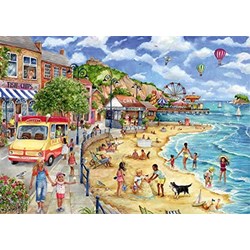 Falcon (11264) - Debbie Cook: "Seaside Promenade" - 1000 pieces puzzle