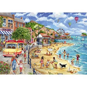 Falcon (11264) - Debbie Cook: "Seaside Promenade" - 1000 pieces puzzle