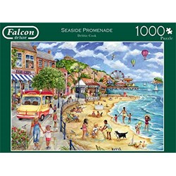 Falcon (11264) - Debbie Cook: "Seaside Promenade" - 1000 pieces puzzle