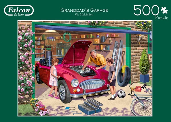 Falcon (11209) - Victor McLindon: "Grandad's Garage" - 500 pieces puzzle