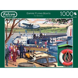 Falcon (11194) - Victor McLindon: "Empire Flying Boats" - 1000 pieces puzzle