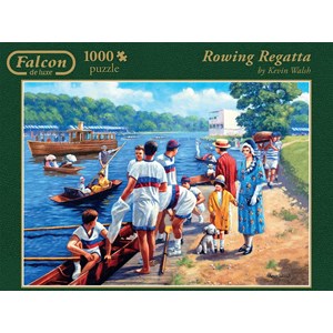 Falcon (11076) - "Rowing Regatta" - 1000 pieces puzzle