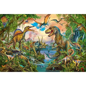 Schmidt Spiele (56332) - "Wild dinosaurs" - 150 pieces puzzle