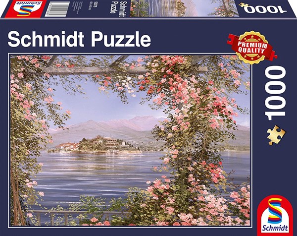 Schmidt Spiele (58378) - "Island in The Mediterranean" - 1000 pieces puzzle