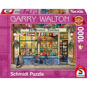 Schmidt Spiele (59604) - Garry Walton: "Bookstore" - 1000 pieces puzzle
