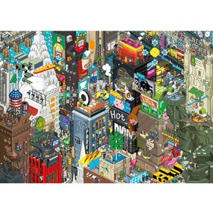 Heye (29914) - eBoy: "New York Quest" - 1000 pieces puzzle
